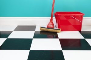 Using a hard scrub is a tile cleaning mistake
